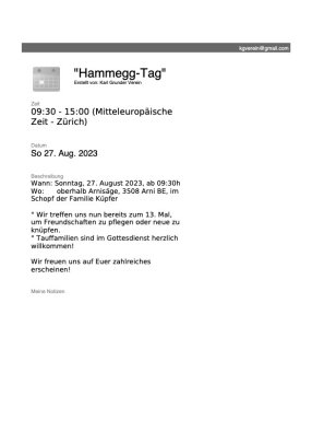 Hammegg-Tag